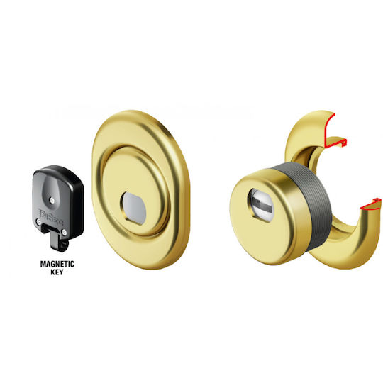 Disec MRM27 Magnetic Defender Lock Armoured Door Bronze