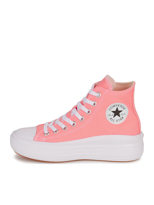 Chuck Taylor All Star Move Flatforms Boots Pink