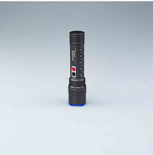 Bormann Pro Rechargeable Flashlight LED IP54 Dual Function with Maximum Brightness 300lm BPR6010 Silver
