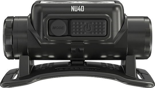 NiteCore Rechargeable Headlamp LED IP68 with Maximum Brightness 1000lm NU40 Black