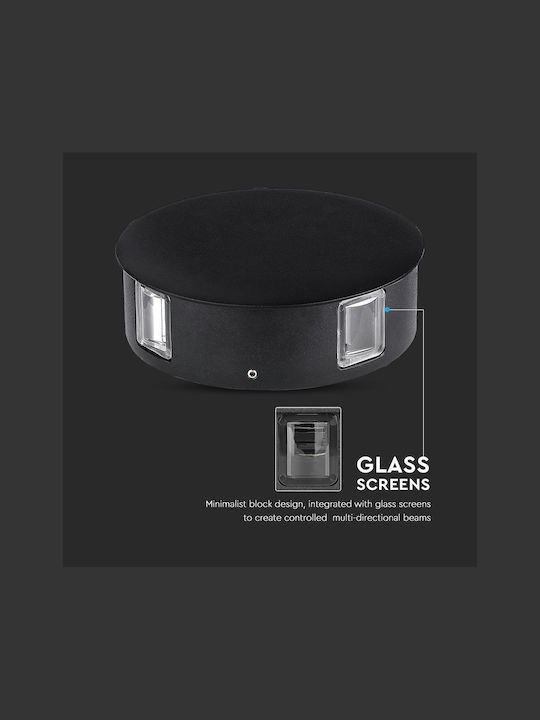 V-TAC Wall-Mounted Outdoor Ceiling Light LED IP65 4W with Warm White Light