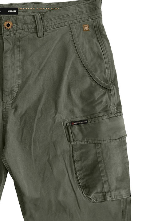 Rebase Trousers Cargo Khaki