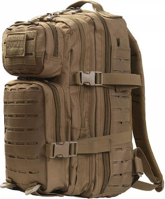 Survivors Laser-Cut Military Backpack Backpack in Beige Color 40lt