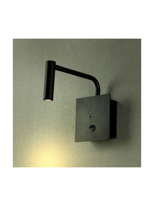 V-TAC VT-2943 Single LED Warm White Spot in Black Color