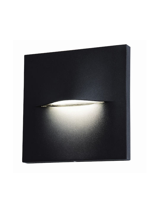 Fos me Single LED Natural White Spot in Black Color