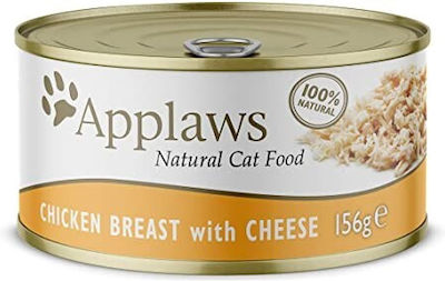 Applaws Natural Cat Food Nasses Katzenfutter für Katze in Dose mit Huhn 156gr