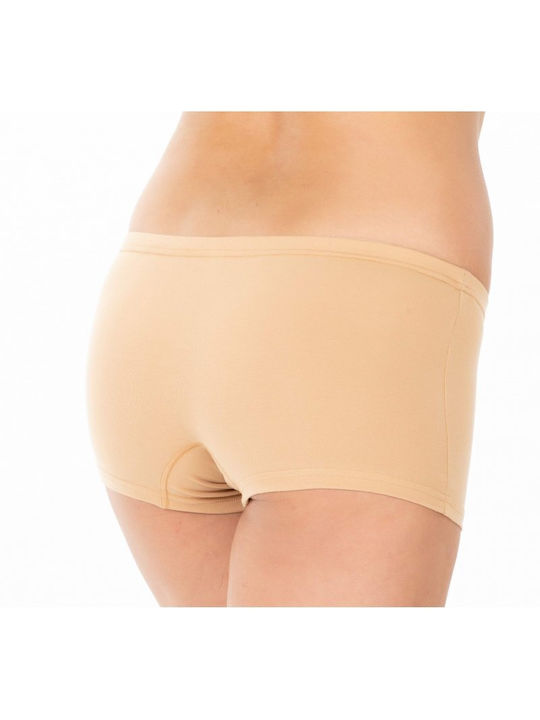 MEI Cotton Women's Boxer Beige