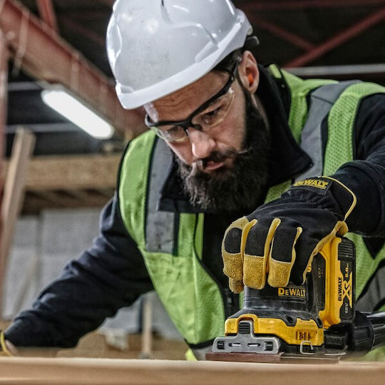 Dewalt Παλμικό Τριβείο Χούφτας Solo με Ρύθμιση Ταχύτητας και με Σύστημα Αναρρόφησης