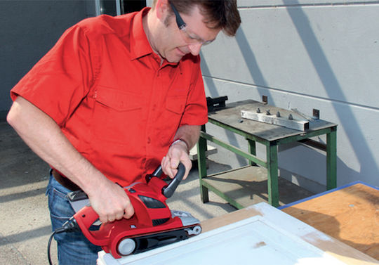 Einhell TE-BS 8540 E Belt Sander 850W With Speed Setting And Dust Suction System
