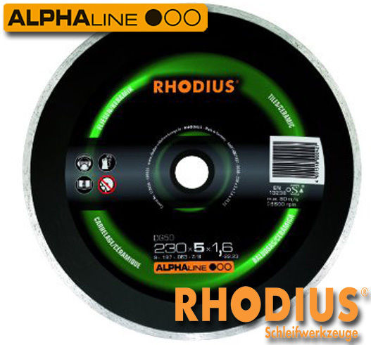Rhodius Δίσκος Κοπής Δομικών Υλικών 230mm
