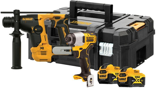 Dewalt Set Impact Screwdriver & Hammer 12V with 2 Batteries 5Ah and Case