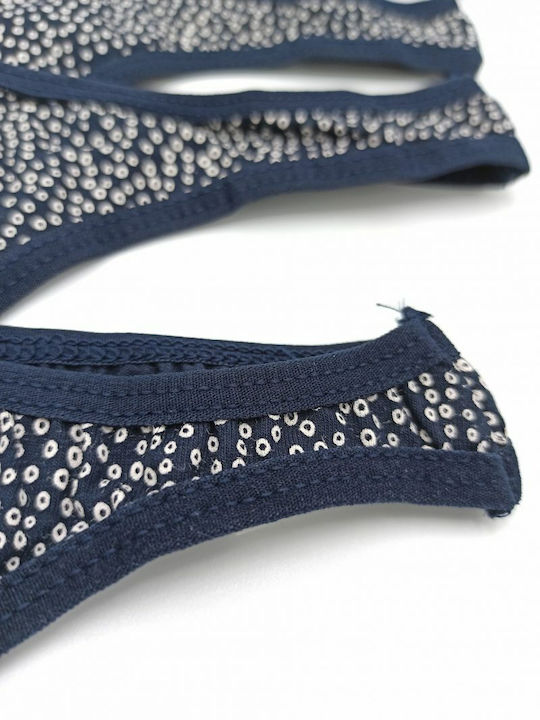Γυναικεία String MultiPack Navy Μπλε