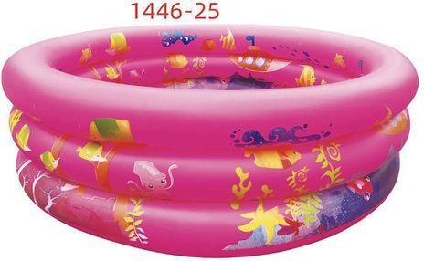 Children's Round Inflatable Pink Swimming Pool