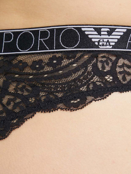 Γυναικεία String 2Pack Μαύρα
