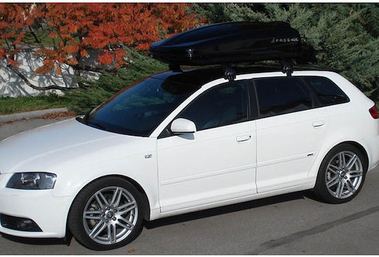 Auto Gs Free Dachbox für Autos mit Doppelöffnung Kapazität 420Es & Schnelle Lösung Schwarz