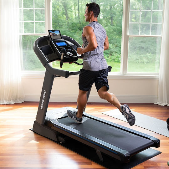 Horizon Fitness 7.4AT 3.5hp Електрически Сгъваем Бягащ Пътекa за Потребител до 159кг