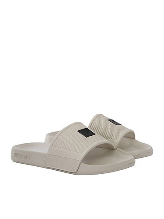 Superdry Slides Μπεζ