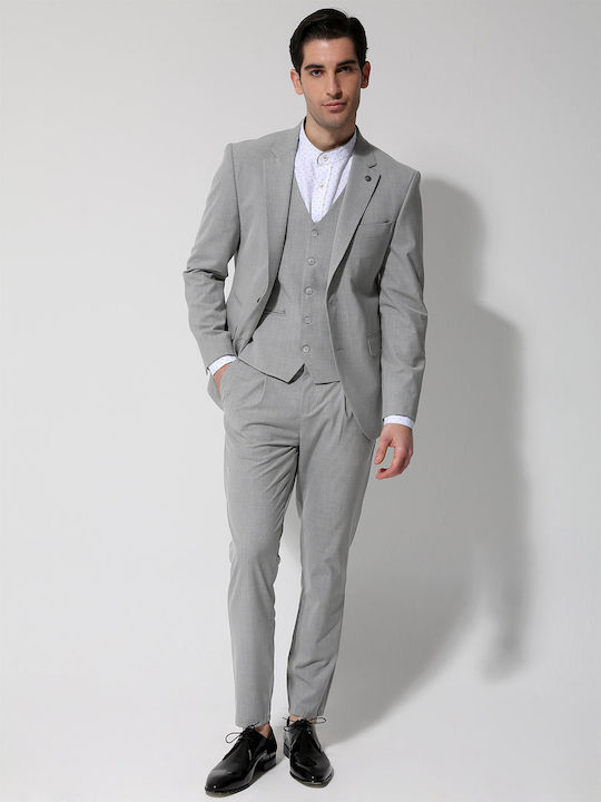 Gianni Men's Suit Jacket Slim Fit Gray