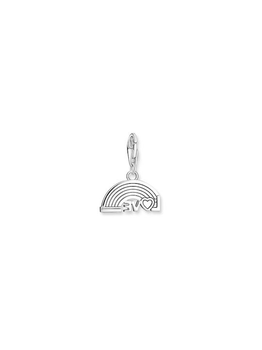 Thomas Sabo Charm from Silver with Zircon