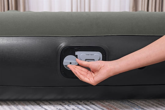Bestway Double Inflatable Sleeping Mattress with Integrated Pump 203x152x30cm