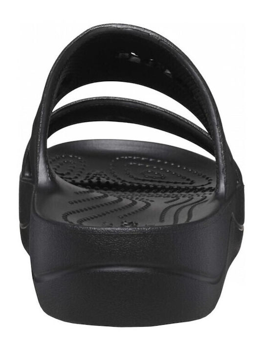 Baya Flip Flops In Sandal Style With Platform In Black Colour