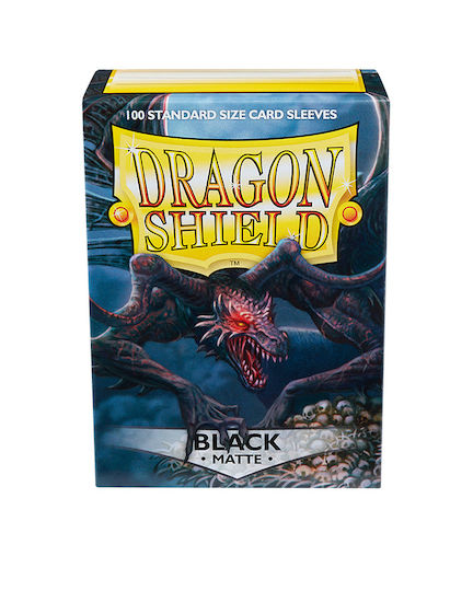 Dragon Shield Standard Size Card Sleeves Standard Size 100τμχ Μαύρες