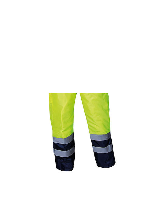 Stenso Work Coveralls Dungarees & Reflective Tapes Yellow
