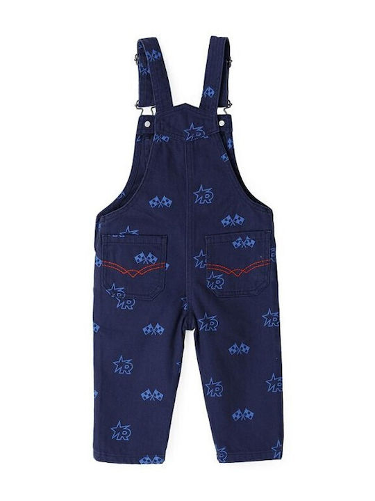 Original Marines Boys Fabric Dungaree Navy Blue