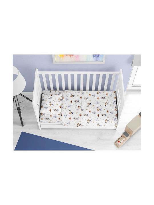 Dimcol Baby Bettlaken Blau 120x160cm