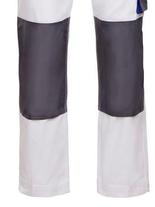 Stenso Work Coveralls Dungarees White