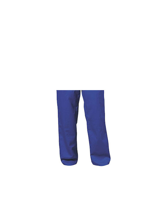 Stenso Work Coveralls with Dungarees 100% Cotton Blue