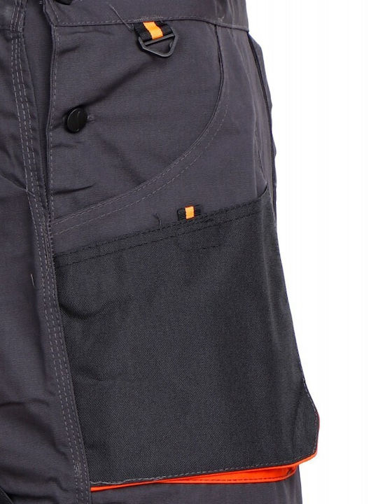 Stenso Work Coveralls Dungarees Cotton Gray