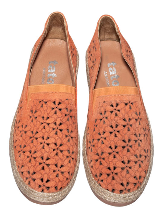 Women's anatomical moccasins Tatoo 2045-Orange