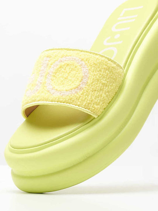 Women's Low Platforms Aria.06 Yellow Fabric Liu Jo