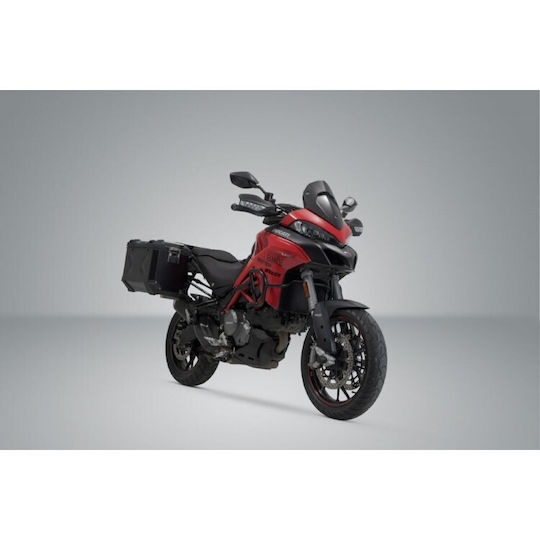 SW-Motech TRAX ADV Motorcycle Hard Side Case Set 45lt in Black Colour