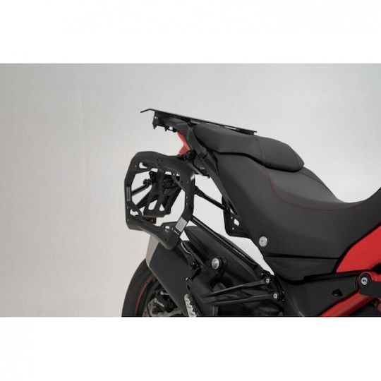 SW-Motech Sysbag WP L Ducati Multistrada 1260 Enduro Motorcycle Saddle Side Bag Set in Black Colour