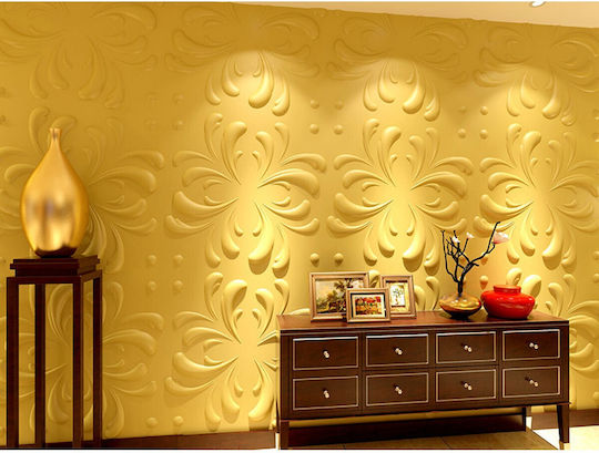 3D Wall Panels From PVC Margarita Margarita White 50x50cm