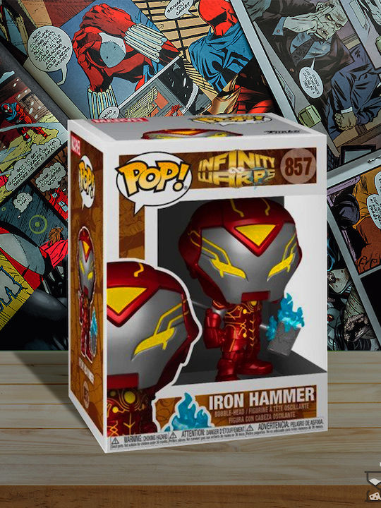 Funko Pop! Comics: Infinity Warps - Iron Hammer Bobble-Head Funko Pop! Comics: Infinity Warps - Iron Hammer Bobble-Head
