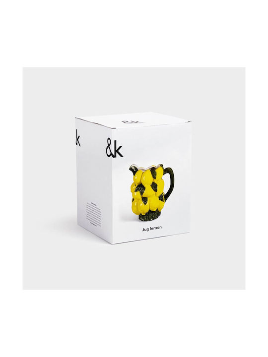 &Klevering Lemon Κανάτα Σερβιρίσματος Κεραμική 1500ml