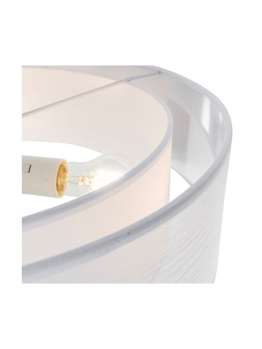 Qazqa Ceiling Mount Light White with Socket E27