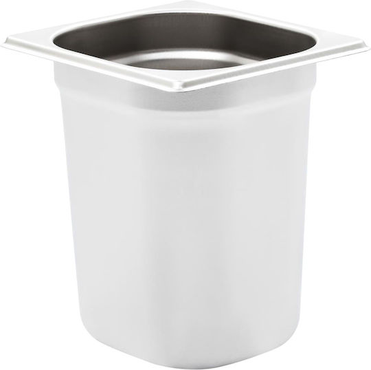 vidaXL Σκεύος Gastronorm Ανοξείδωτο GN1/6 με Βάθος 200mm 8τμχ