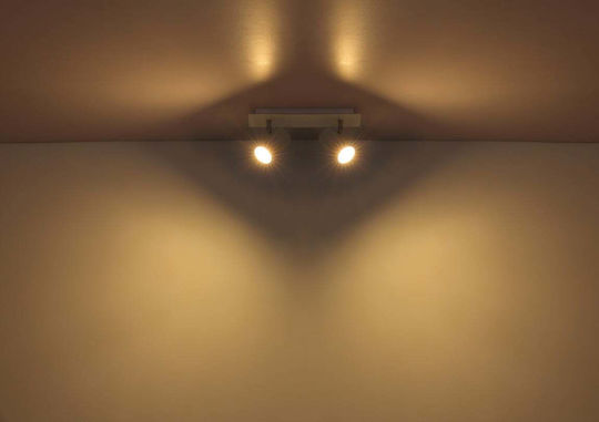 Globo Lighting Μονό Σποτ με Ντουί GU10 σε Λευκό Χρώμα