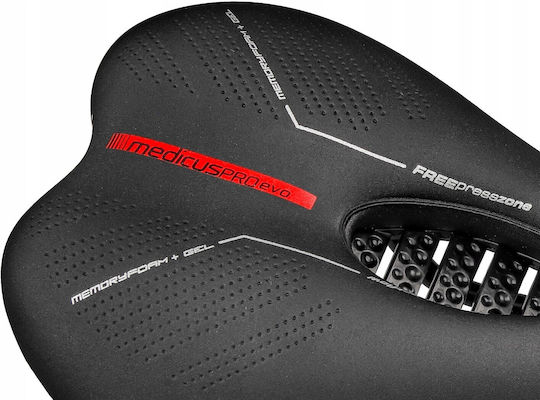 Wittkop Medicus PROevo 7.0 Black Bicycle Saddle MTB