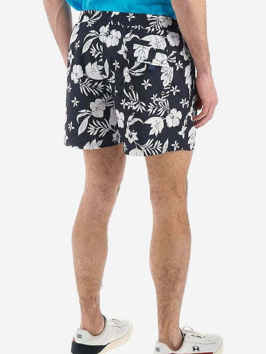 La Martina Men's Swimwear Shorts Blue Floral