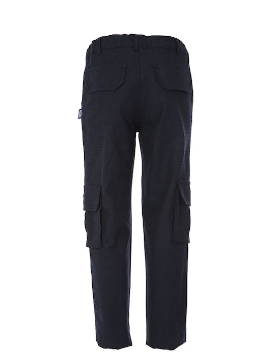 Matoufrance Boys Fabric Cargo Trouser Navy Blue