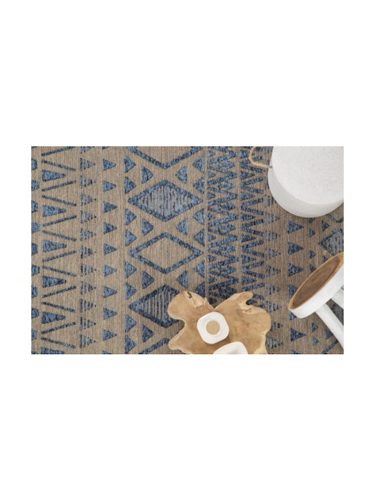 Royal Carpet Gloria 10 Χαλί Ορθογώνιο Καλοκαιρινό Βαμβακερό Blue 120x180cm