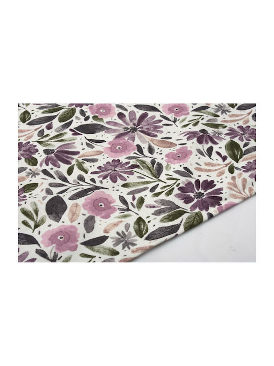 Dimcol Checkered Stain Resistant Anthemis 486 Violet 90x90cm