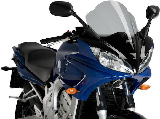 Puig Motorcycle Windshield & Windscreen Tinted Visor for Yamaha FZ6 Fazer 1646H