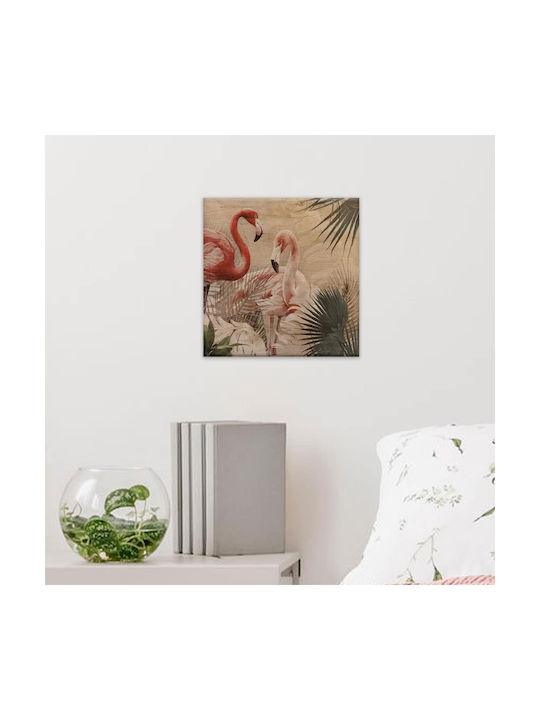 Ango Tropical Πίνακας Ξύλινος 29x29cm