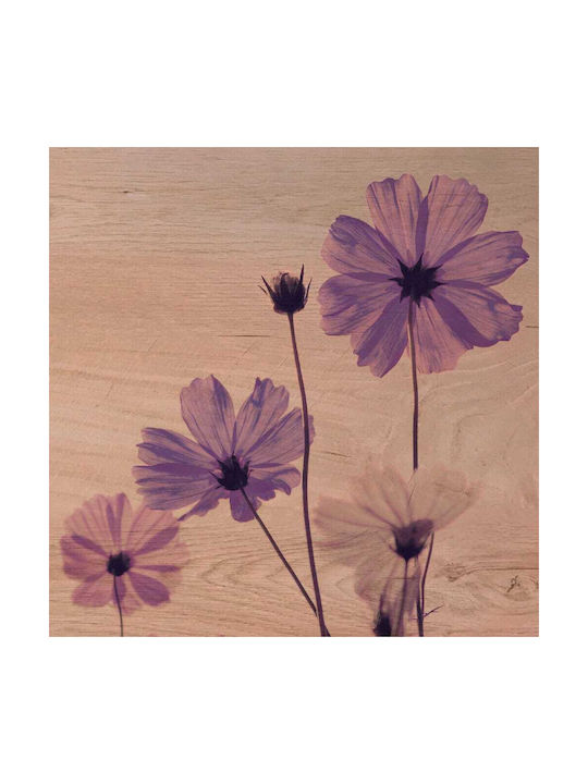 Ango Violet Πίνακας Ξύλινος 29x29cm